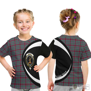 Spence Tartan Kid T-Shirt with Family Crest Circle Style - Tartan Vibes Clothing