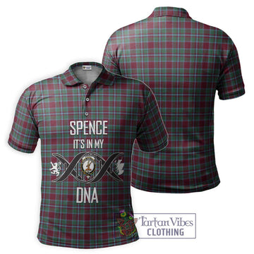 Spence Tartan Polo Shirt with Family Crest DNA In Me Style - Tartan Vibes Clothing