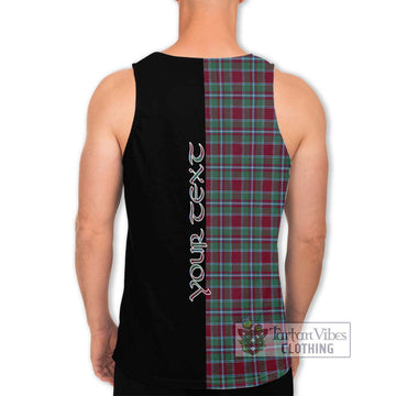 Spence Tartan Men's Tank Top with Family Crest and Half Of Me Style - Tartan Vibes Clothing