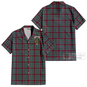 Spence Tartan Cotton Hawaiian Shirt with Family Crest - Tartan Vibes Clothing