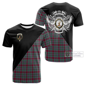 Spence Tartan Cotton T-shirt with Family Crest and Military Logo Style Kid's Shirt - Tartan Vibes Clothing