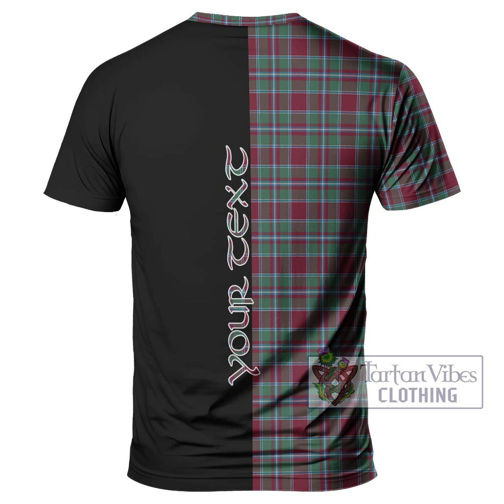 Spence Tartan T-Shirt with Family Crest and Half Of Me Style - Tartan Vibes Clothing