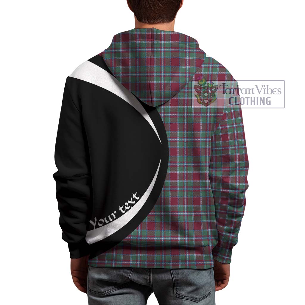 Spence Tartan Hoodie with Family Crest Circle Style - Tartan Vibes Clothing