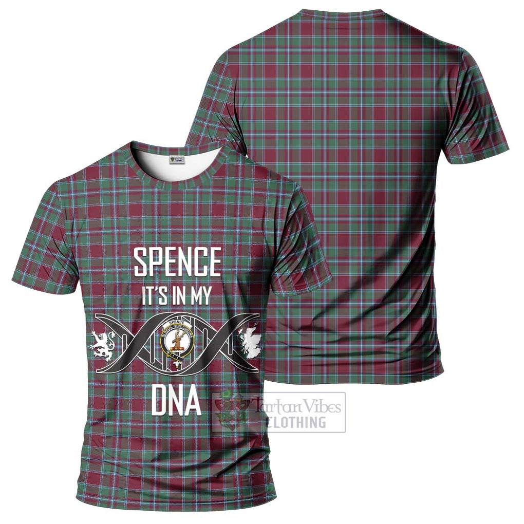Spence Tartan T-Shirt with Family Crest DNA In Me Style - Tartan Vibes Clothing