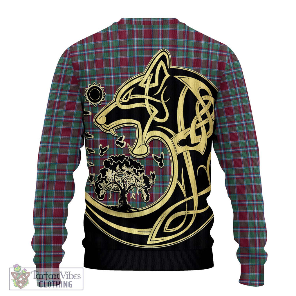 Spence Tartan Ugly Sweater with Family Crest Celtic Wolf Style - Tartan Vibes Clothing