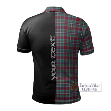 Spence Tartan Polo Shirt with Family Crest and Half Of Me Style - Tartan Vibes Clothing