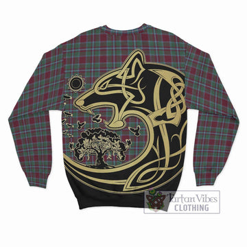 Spence Tartan Sweatshirt with Family Crest Celtic Wolf Style - Tartan Vibes Clothing