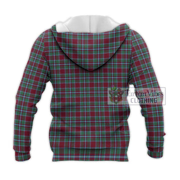 Spence Tartan Knitted Hoodie with Family Crest DNA In Me Style - Tartan Vibes Clothing