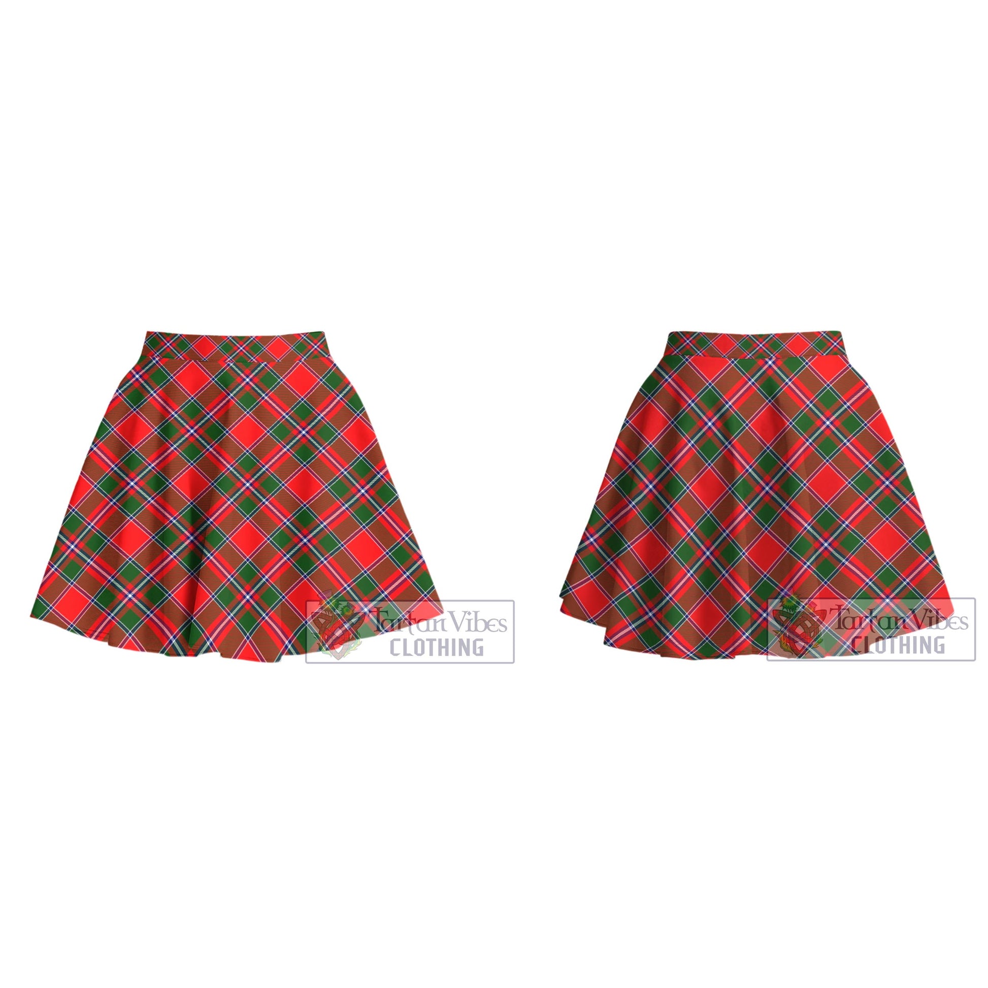 Tartan Vibes Clothing Spence Modern Tartan Women's Plated Mini Skirt