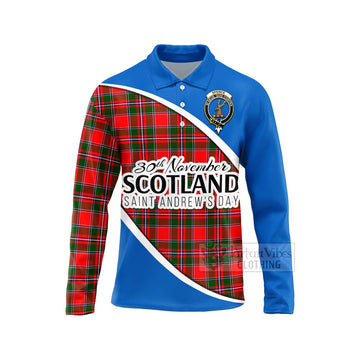 Spence (Spens) Family Crest Tartan Long Sleeve Polo Shirt Celebrate Saint Andrew's Day in Style Unisex - Tartan Vibes Clothing