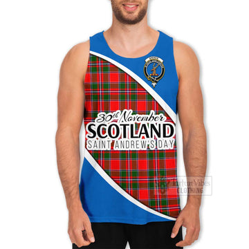 Spence (Spens) Family Crest Tartan Men's Tank Top Celebrate Saint Andrew's Day in Style Men - Tartan Vibes Clothing
