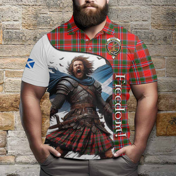 Spence (Spens) Crest Tartan Polo Shirt Inspired by the Freedom of Scottish Warrior Kid - Tartan Vibes Clothing
