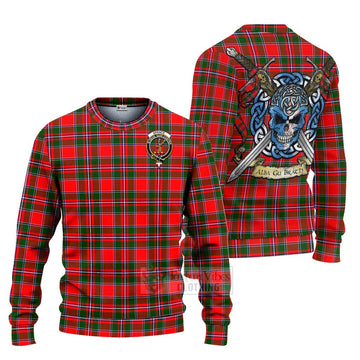 Spence (Spens) Tartan Ugly Sweater with Family Crest Celtic Skull Style Unisex - Tartan Vibes Clothing
