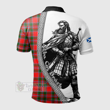 Spence (Spens) Tartan Clan Crest Polo Shirt with Highlander Warrior Celtic Style - Tartan Vibes Clothing