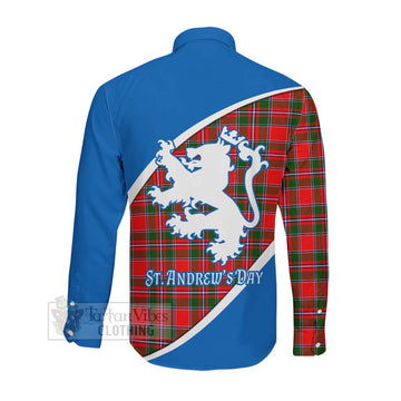 Spence (Spens) Family Crest Tartan Long Sleeve Button Shirt Celebrate Saint Andrew's Day in Style Men's Shirt - Tartan Vibes Clothing