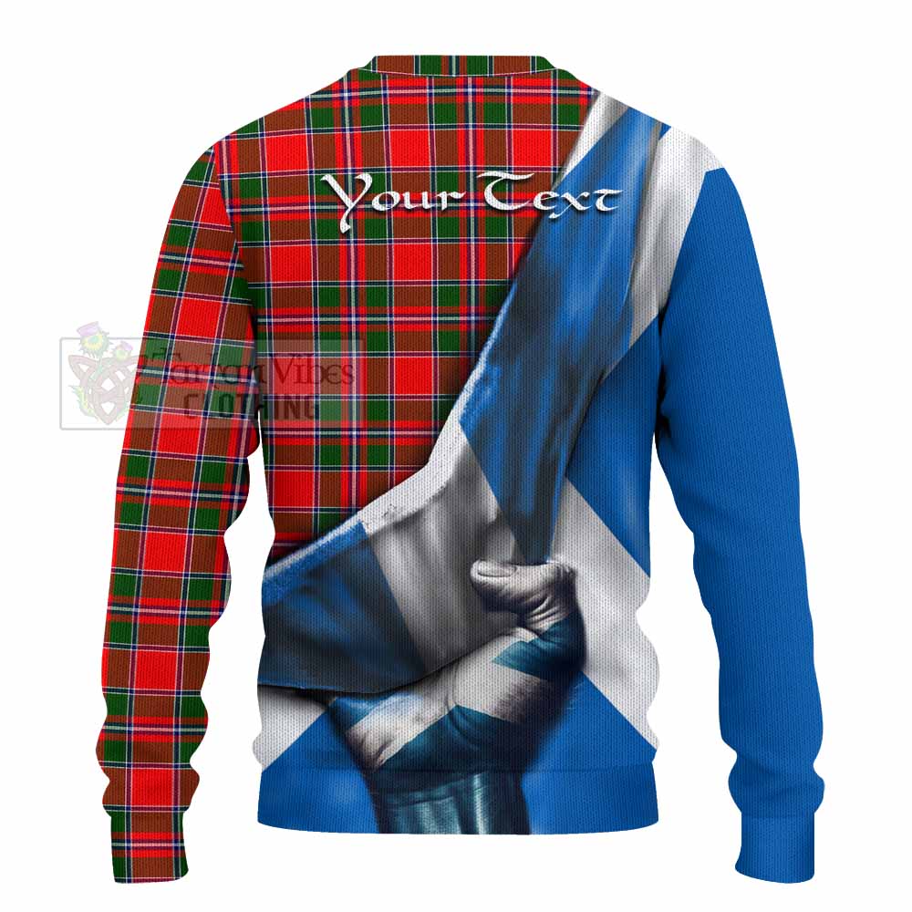 Spence (Spens) Tartan Knitted Sweater with Family Crest Scotland Patriotic Style - Tartan Vibes Clothing