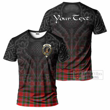 Spence (Spens) Tartan T-Shirt with Family Crest Celtic Thistle Vibes - Tartan Vibes Clothing