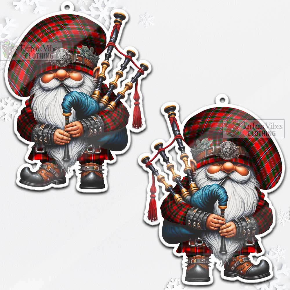 Spence (Spens) Tartan Bagpiper Gnome Christmas Ornament - Tartan Vibes Clothing