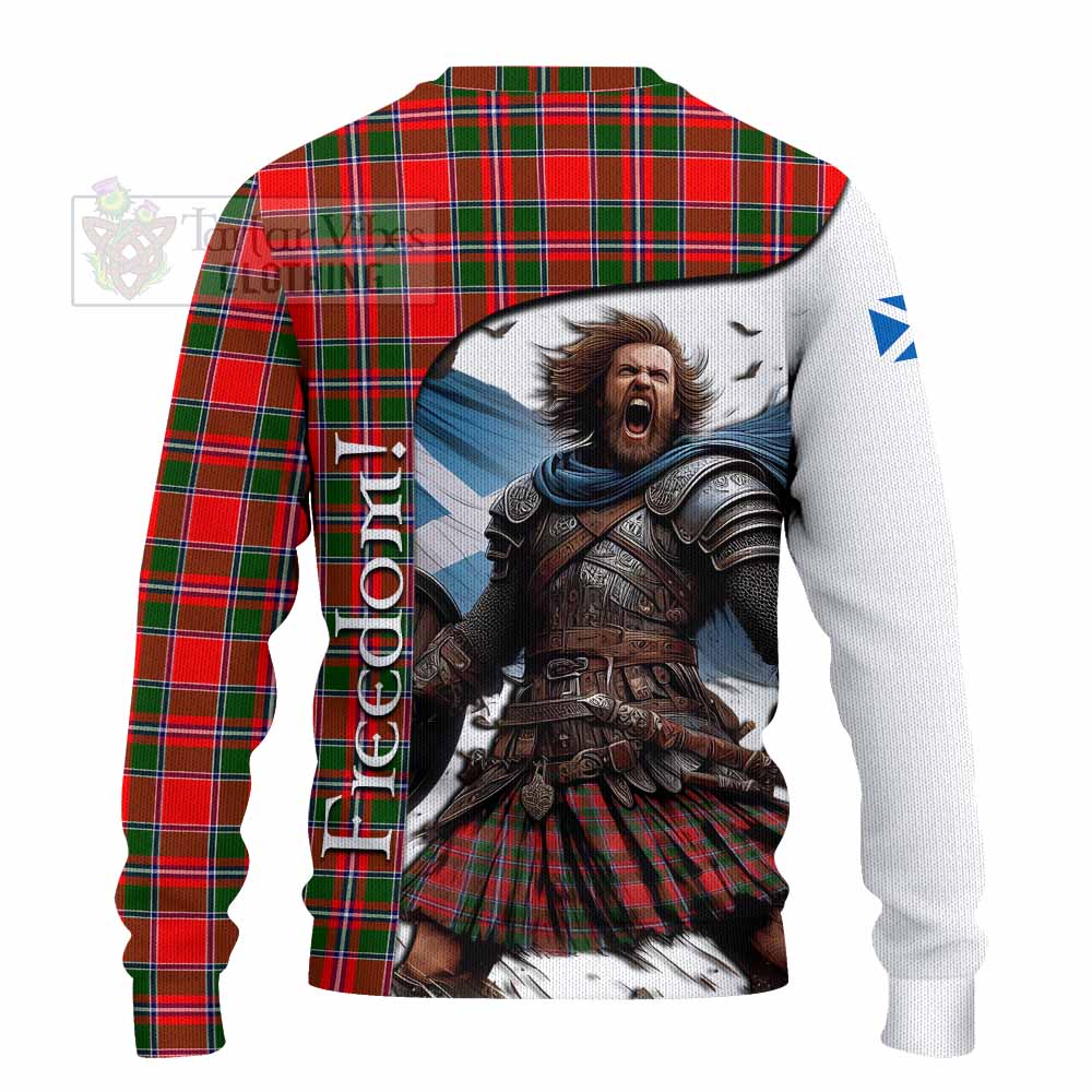 Spence (Spens) Crest Tartan Knitted Sweater Inspired by the Freedom of Scottish Warrior - Tartan Vibes Clothing