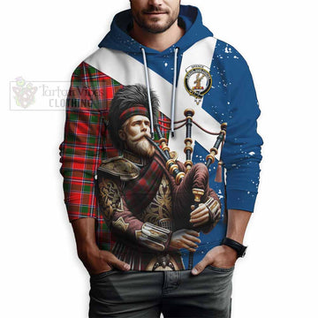 Spence (Spens) Tartan Hoodie with Family Crest Scottish Bagpiper Vibes - Tartan Vibes Clothing