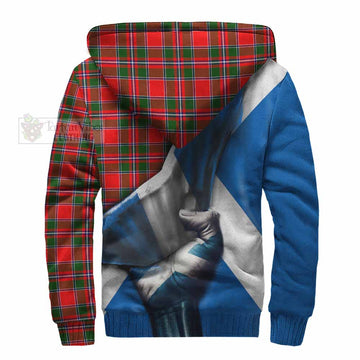 Spence (Spens) Tartan Sherpa Hoodie with Family Crest Scotland Patriotic Style - Tartan Vibes Clothing