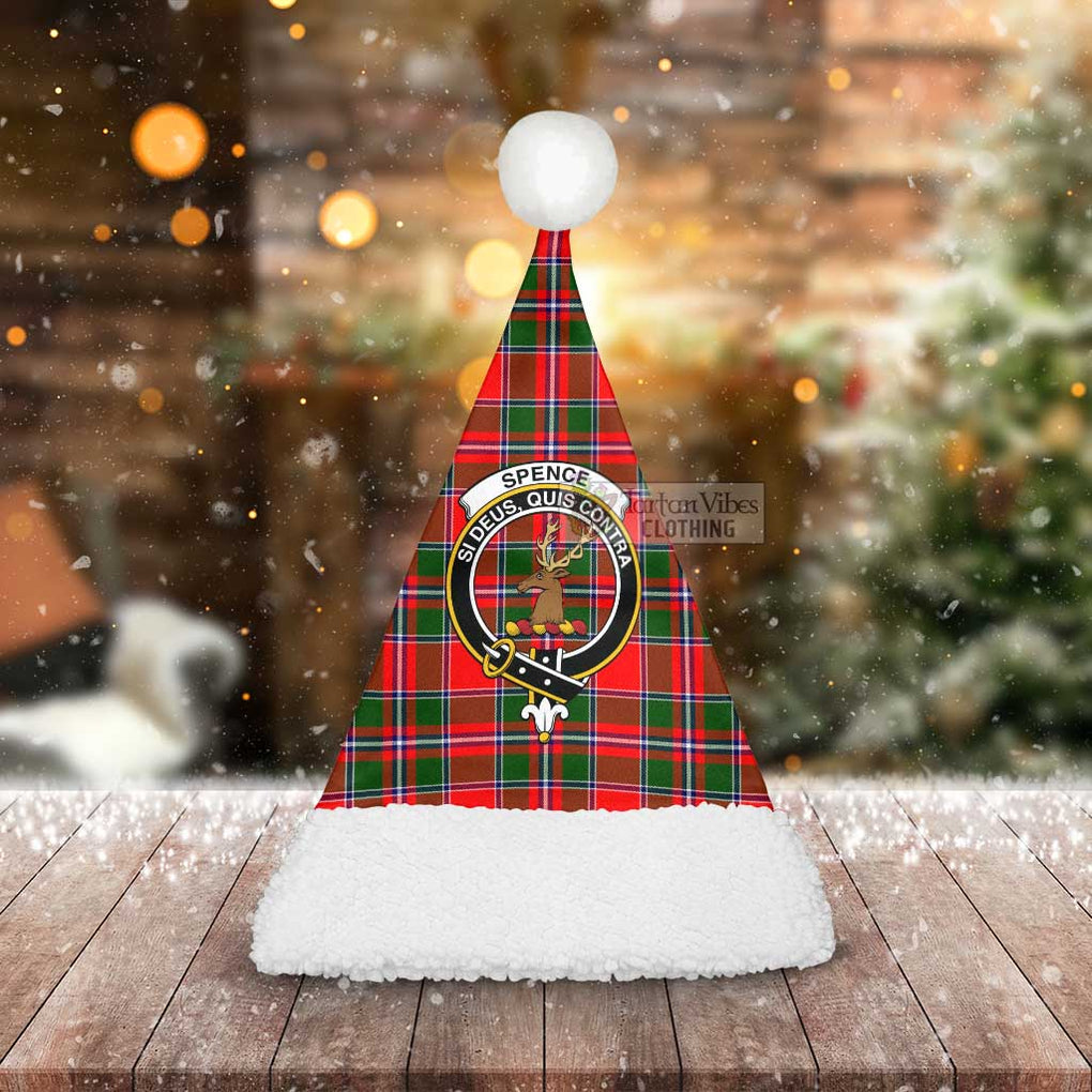 Spence (Spens) Tartan Christmas Santa Hats with Family Crest - Tartan Vibes Clothing