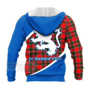 Spence (Spens) Family Crest Tartan Knitted Hoodie Celebrate Saint Andrew's Day in Style - Tartan Vibes Clothing