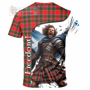 Spence (Spens) Crest Tartan T-Shirt Inspired by the Freedom of Scottish Warrior - Tartan Vibes Clothing