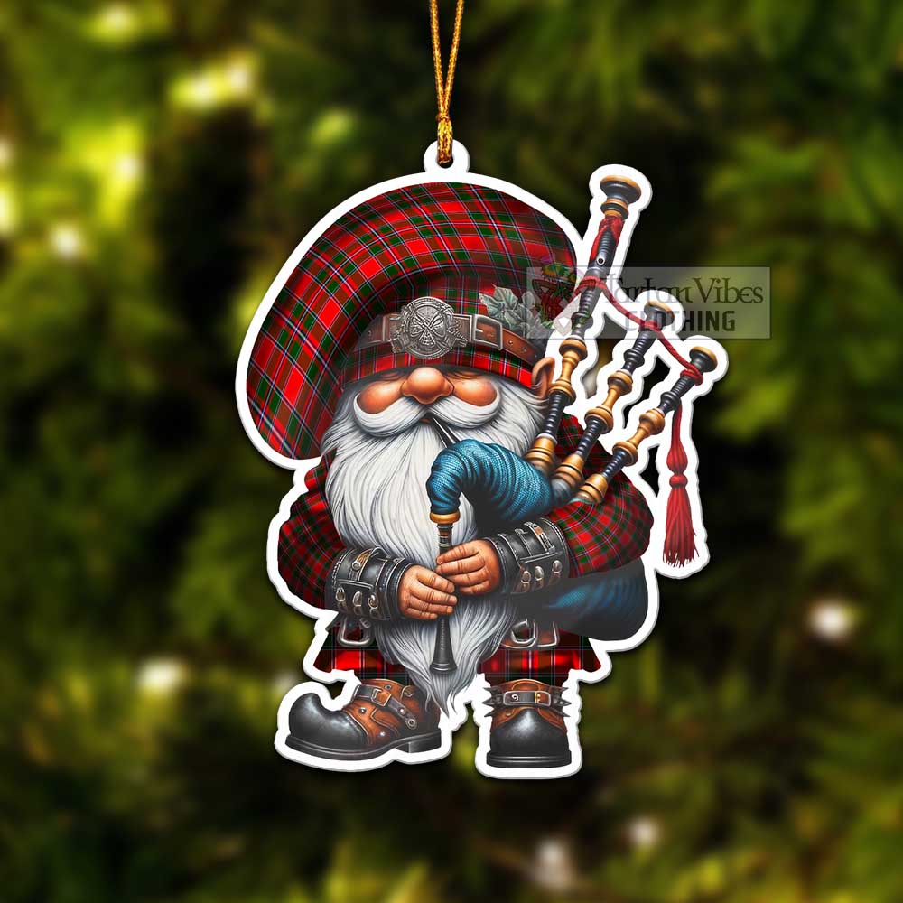 Spence (Spens) Tartan Bagpiper Gnome Christmas Ornament - Tartan Vibes Clothing