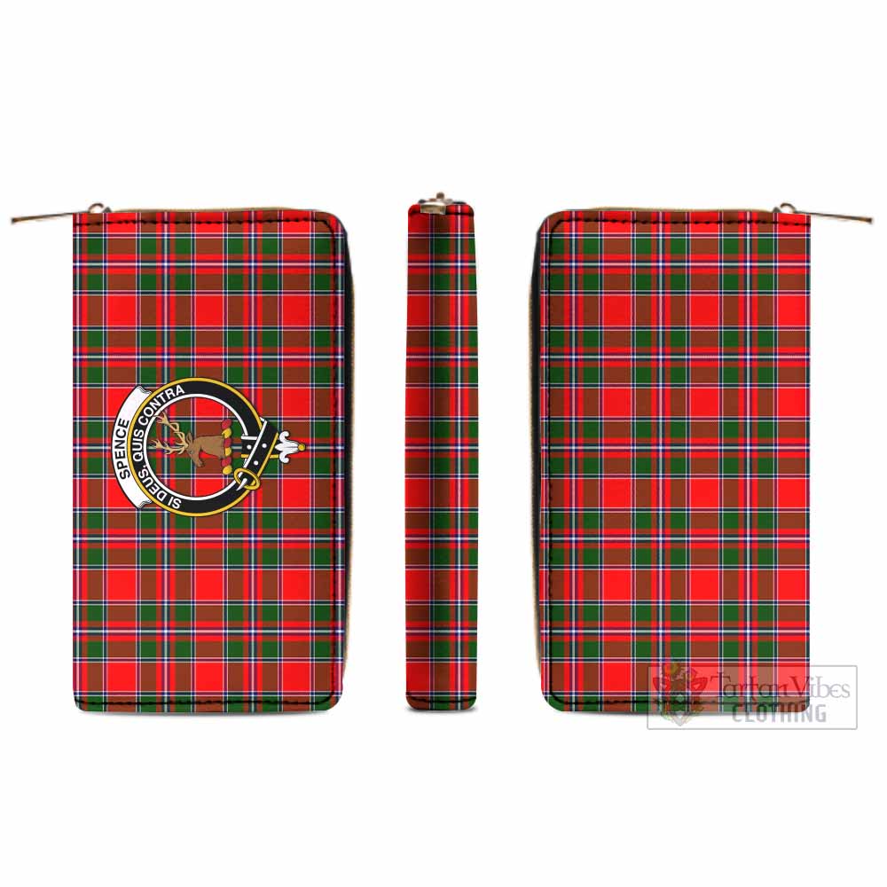 Spence (Spens) Tartan Women's Leather Wallet with Family Crest - Tartan Vibes Clothing