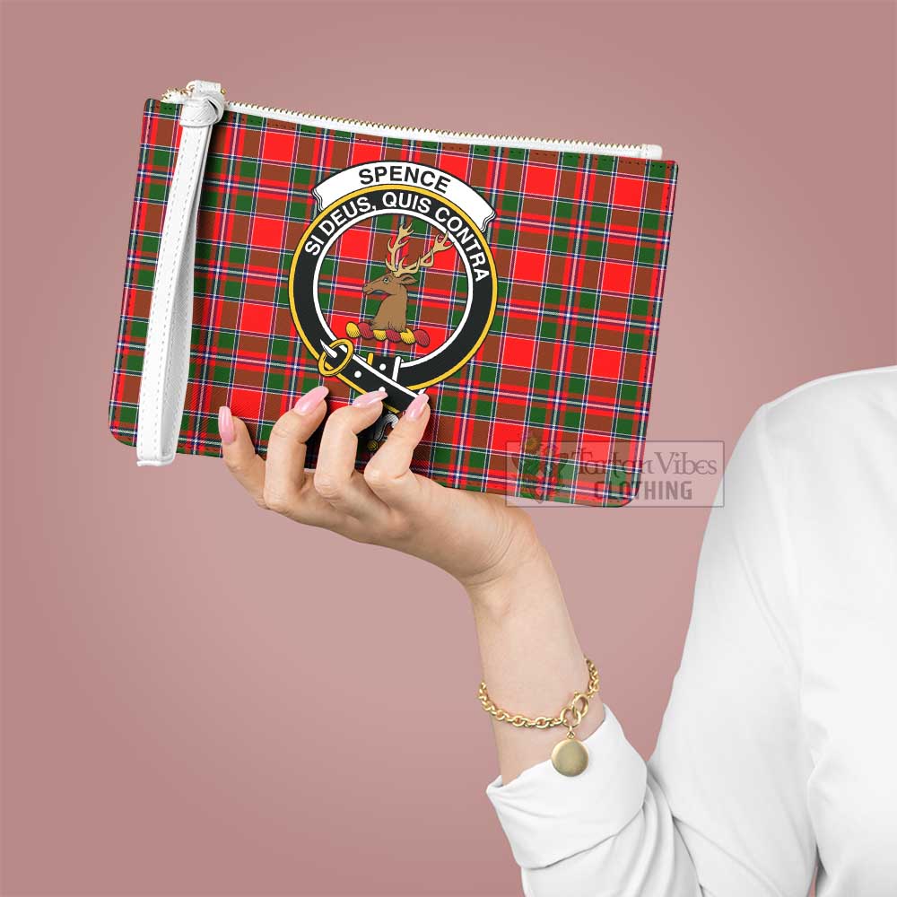 Tartan Vibes Clothing Spence (Spens) Family Crest Tartan Clutch Bag