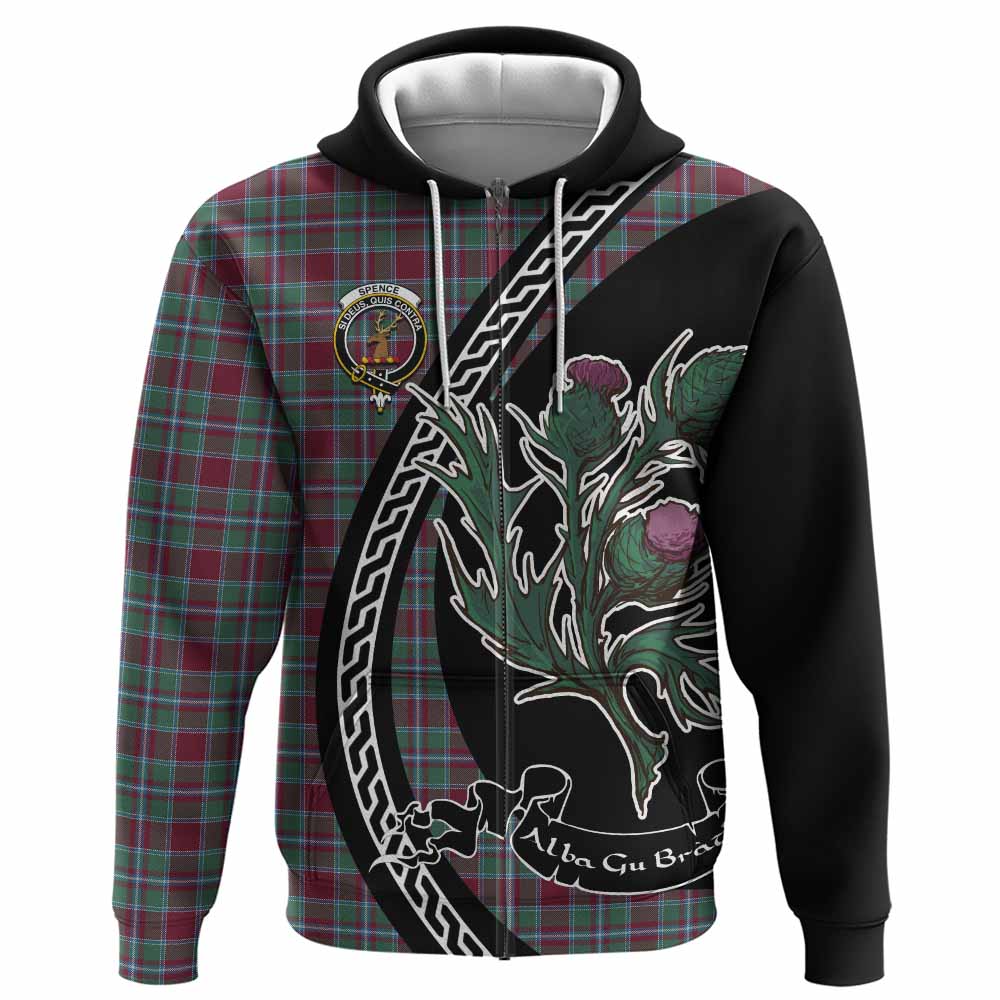 Spence (Spens) Family Crest Tartan Hoodie Alba Thistle Inspired - Tartan Vibes Clothing