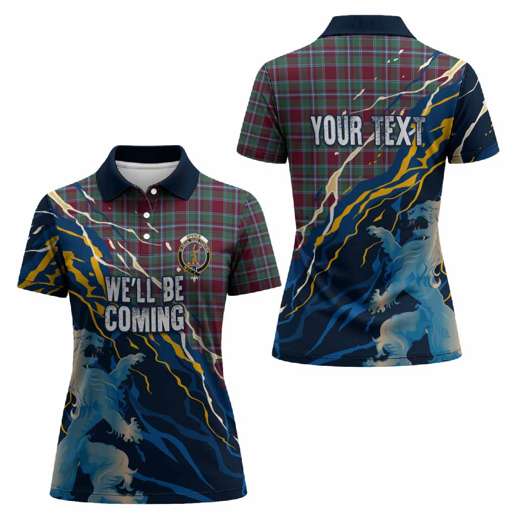Spence (Spens) Scotland Tartan Women Polo Shirt WC2026 Football - We'll Be Coming