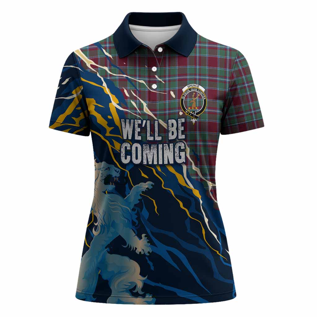 Spence (Spens) Scotland Tartan Women Polo Shirt WC2026 Football - We'll Be Coming