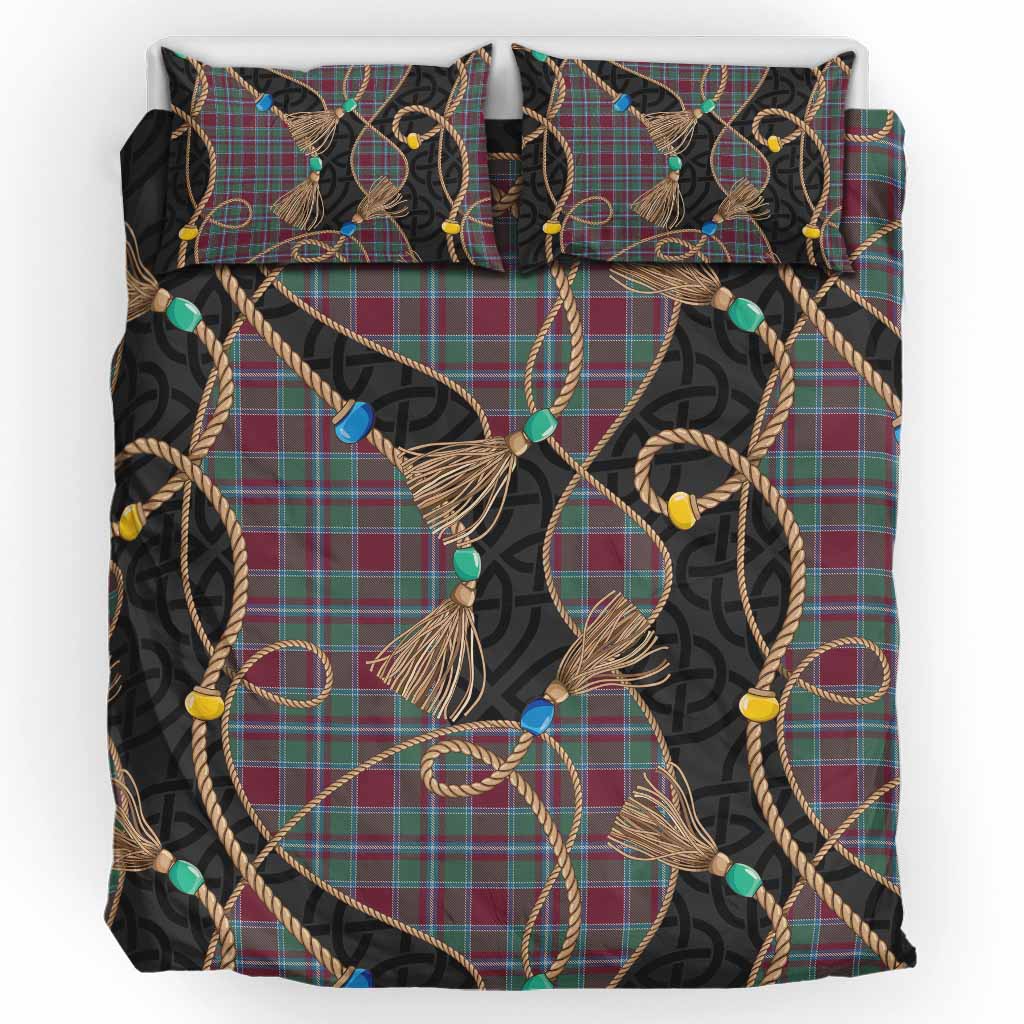 Spence (Spens) Scottish Tartan Twisted Ropes Stylized Bedding Set UK Bedding Set UK King 91*87 inch - Tartan Vibes Clothing