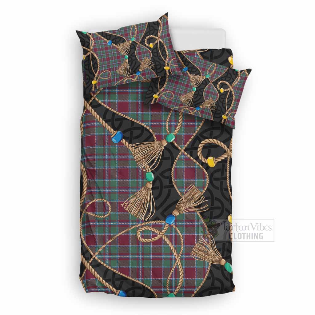 Spence (Spens) Scottish Tartan Twisted Ropes Stylized Bedding Set UK Bedding Set UK Double 79*79 inch - Tartan Vibes Clothing
