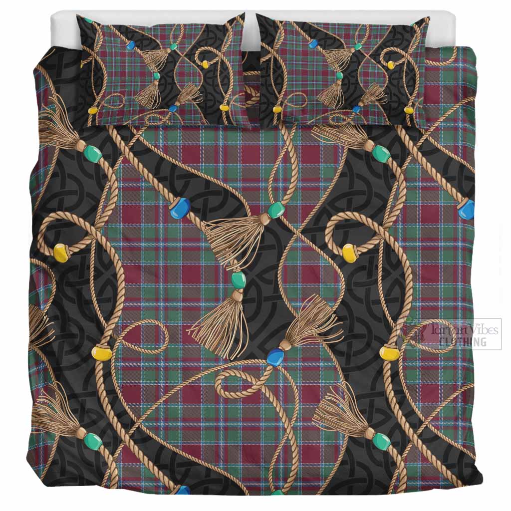 Spence (Spens) Scottish Tartan Twisted Ropes Stylized Bedding Set UK Bedding Set UK Super King 104*94 inch - Tartan Vibes Clothing