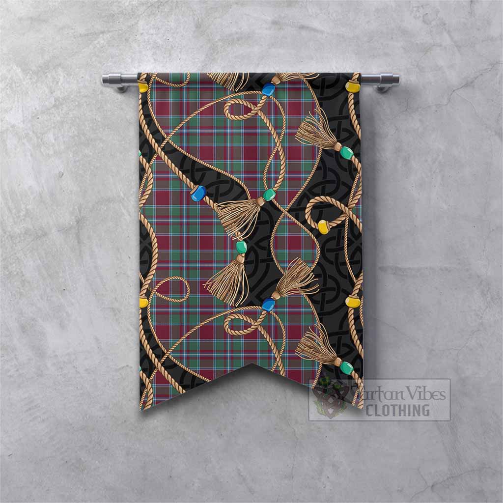 Spence (Spens) Scottish Tartan Twisted Ropes Stylized Gonfalon Fishtail - Tartan Vibes Clothing
