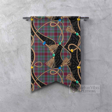 Spence (Spens) Scottish Tartan Twisted Ropes Stylized Gonfalon Fishtail - Tartan Vibes Clothing
