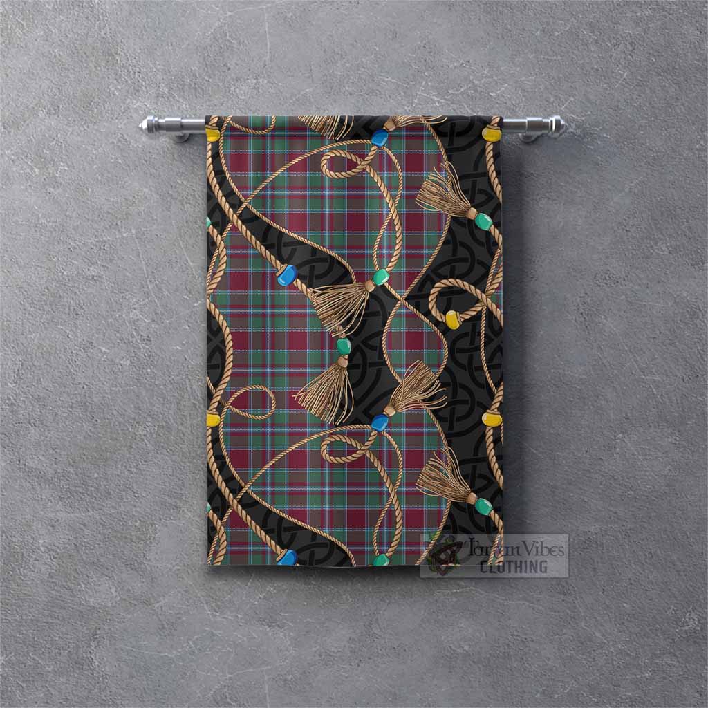 Spence (Spens) Scottish Tartan Twisted Ropes Stylized Gonfalon Rectangle - Tartan Vibes Clothing