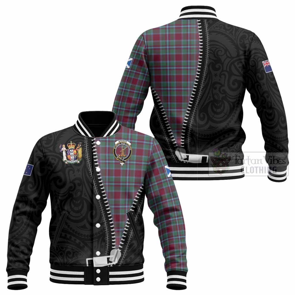 Spence (Spens) Tartan Baseball Jacket New Zealand Pattern Unique Zipper Stylized