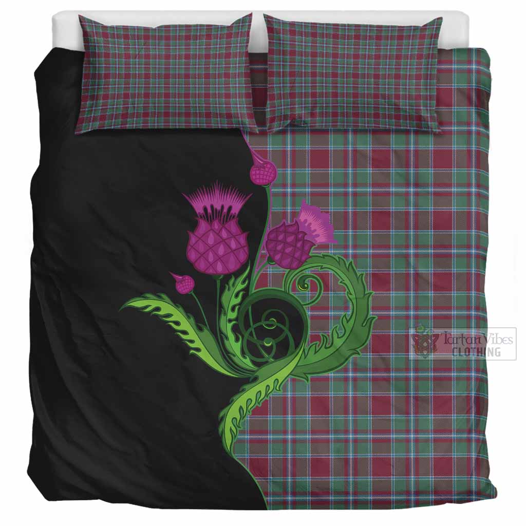 Spence (Spens) Tartan Bedding Set Traditional Scottish Thistle UK Bedding Set UK Super King 104*94 inch - Tartan Vibes Clothing