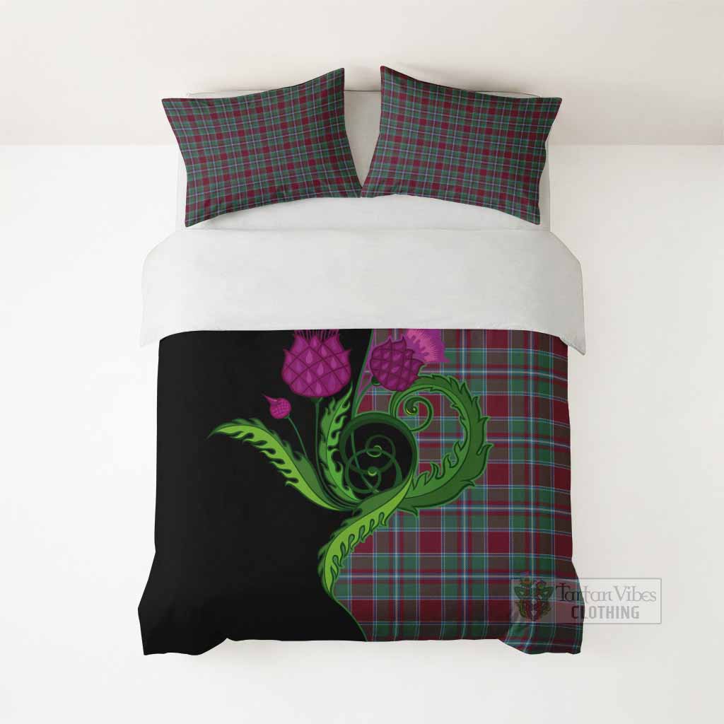 Spence (Spens) Tartan Bedding Set Traditional Scottish Thistle - Tartan Vibes Clothing
