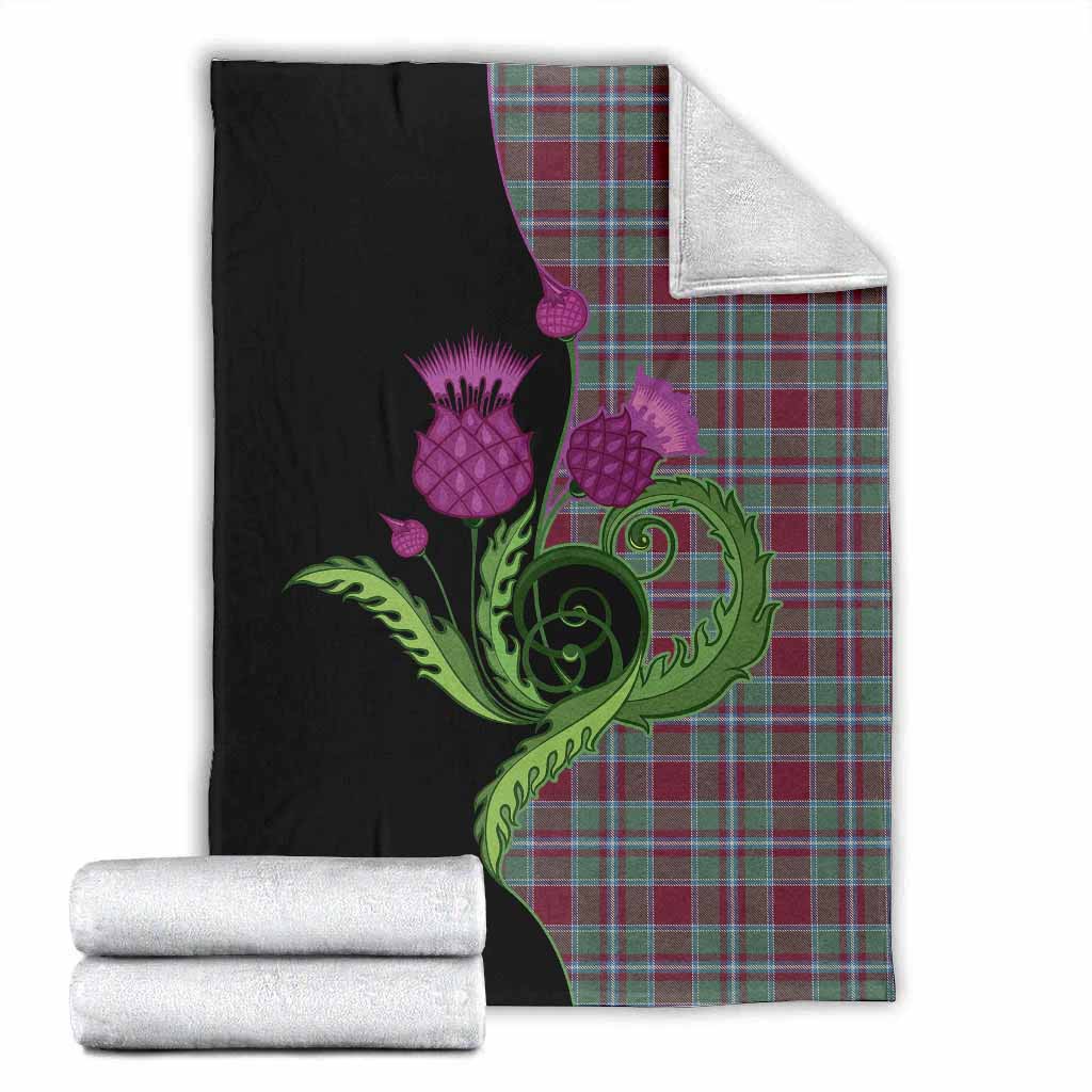 Spence (Spens) Tartan Blanket Traditional Scottish Thistle X-Large 59 x 79 inches 150 x 200 cm - Tartan Vibes Clothing