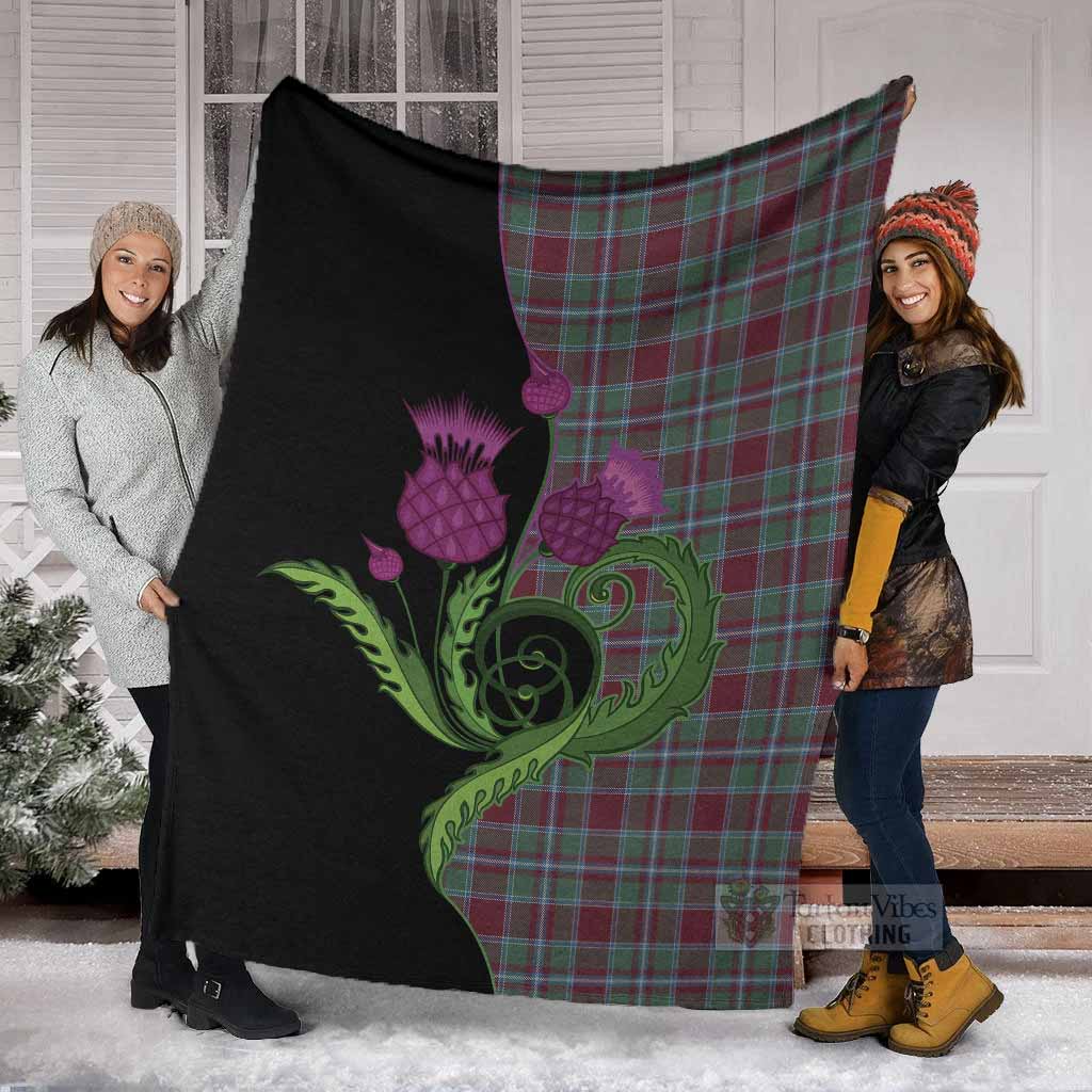 Spence (Spens) Tartan Blanket Traditional Scottish Thistle - Tartan Vibes Clothing