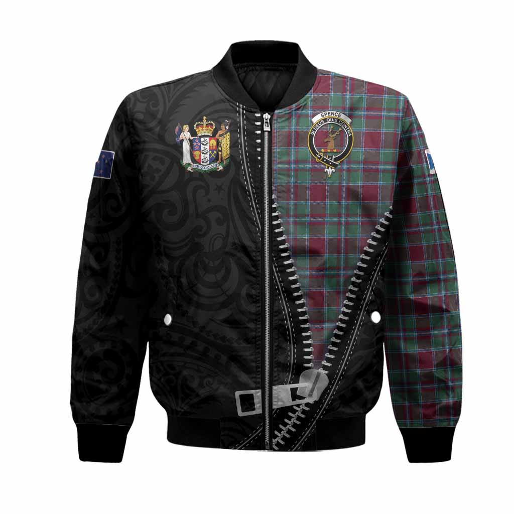 Spence (Spens) Tartan Bomber Jacket New Zealand Pattern Unique Zipper Stylized