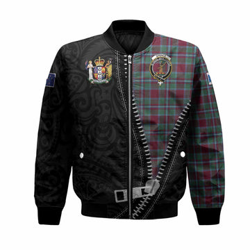 Spence (Spens) Tartan Bomber Jacket New Zealand Pattern Unique Zipper Stylized