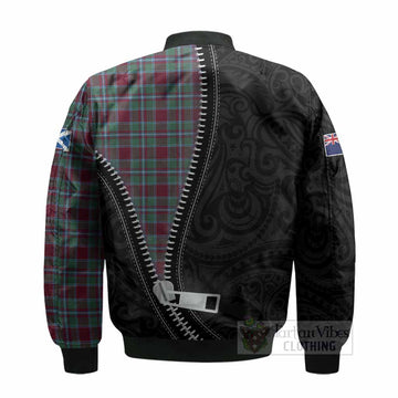 Spence (Spens) Tartan Bomber Jacket New Zealand Pattern Unique Zipper Stylized