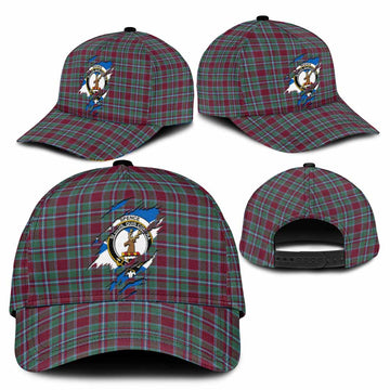 Spence Tartan Classic Cap with Family Crest In Me Style