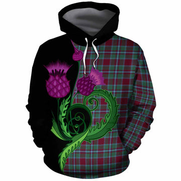Spence (Spens) Tartan Cotton Hoodie Traditional Scottish Thistle